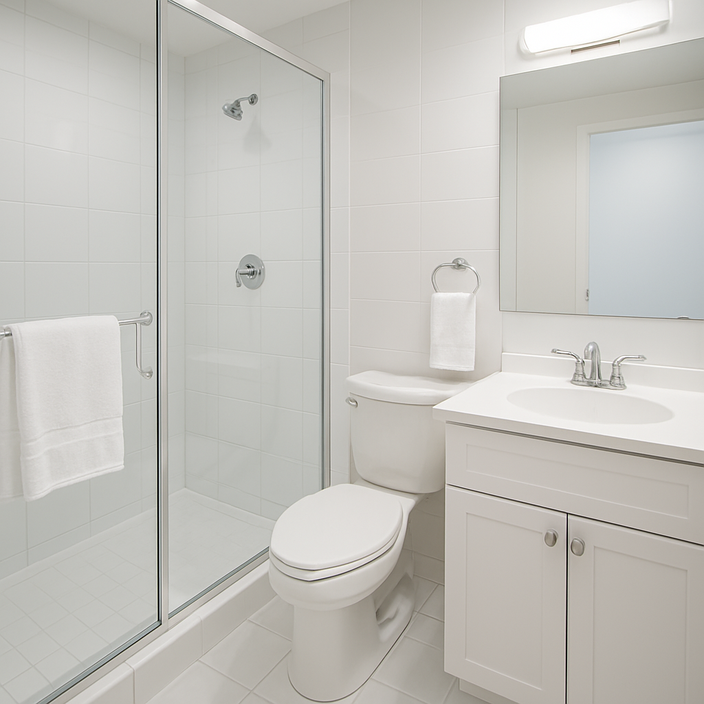 Bathroom Restoration - After cleaning